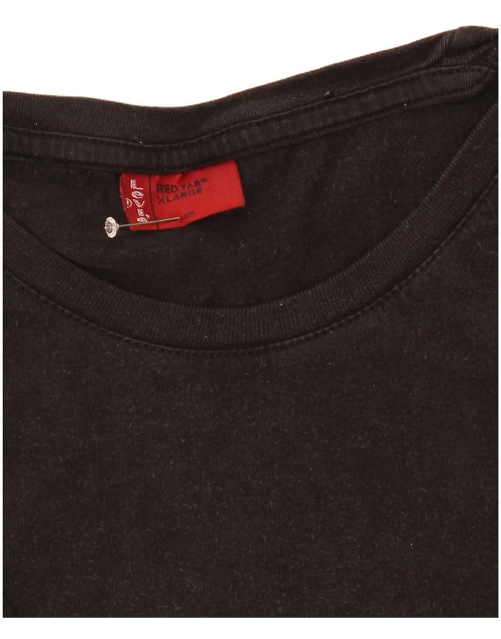 LEVI'S Herre T-Shirt Top XL Sort Bomuld