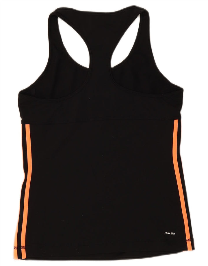 Adidas Dame Climalite Vest Top UK 8/10 Small Black Polyester