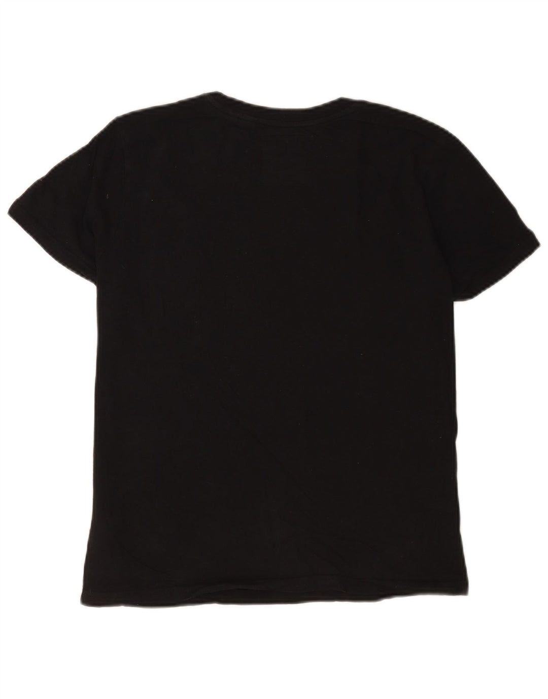 Superdry Grafisk T-shirt top til kvinder UK 12 Medium Sort Bomuld
