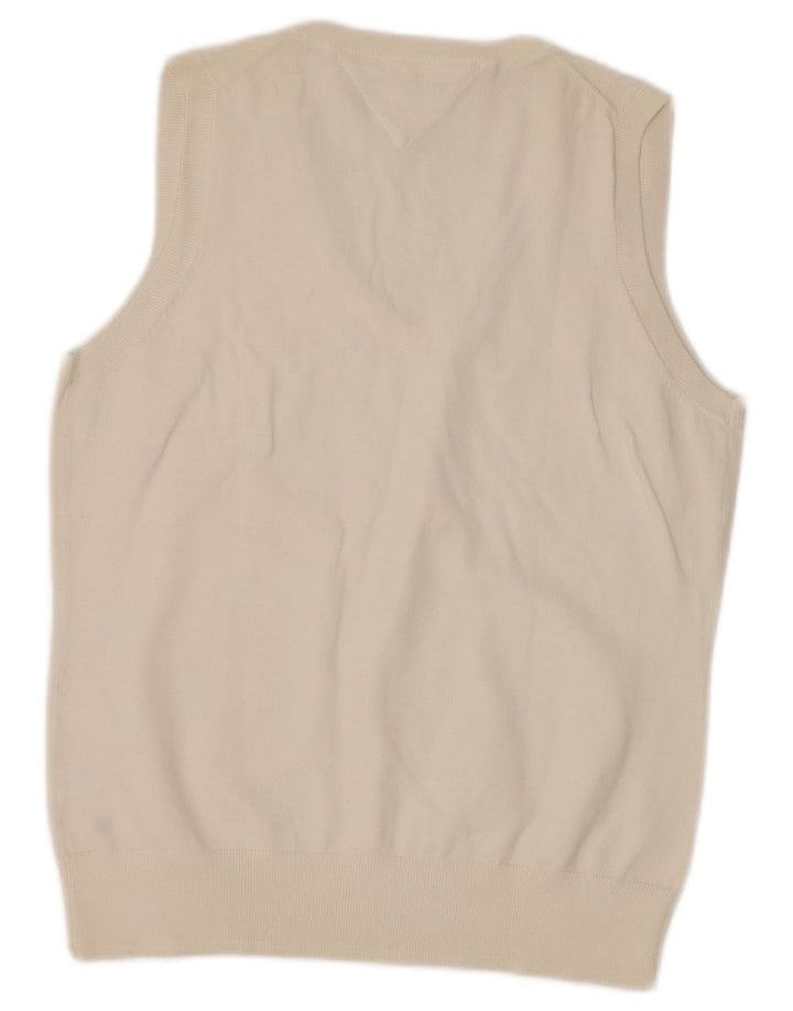 Tommy Hilfiger Dame Vest Tank Top UK 14 Large White