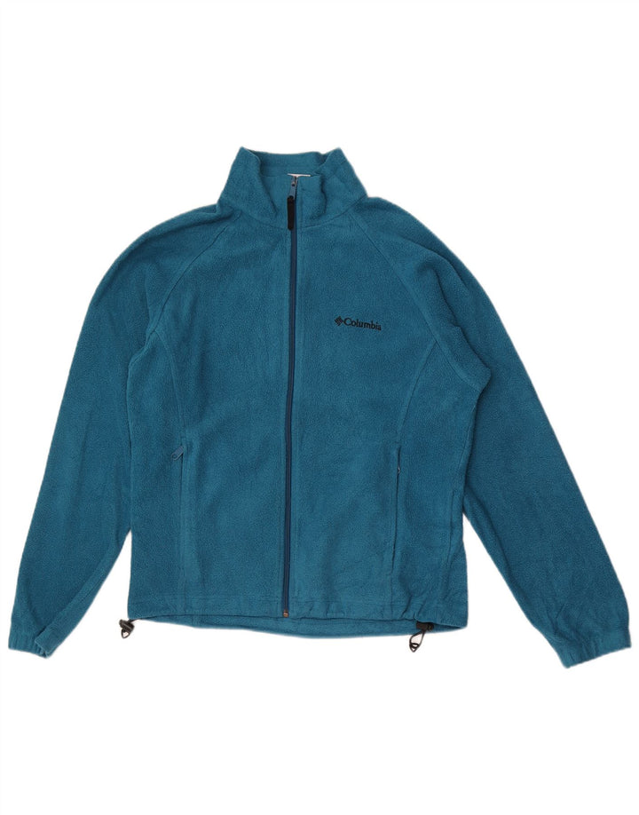 Columbia Dame Fleecejakke UK 14 Medium Blue Polyester