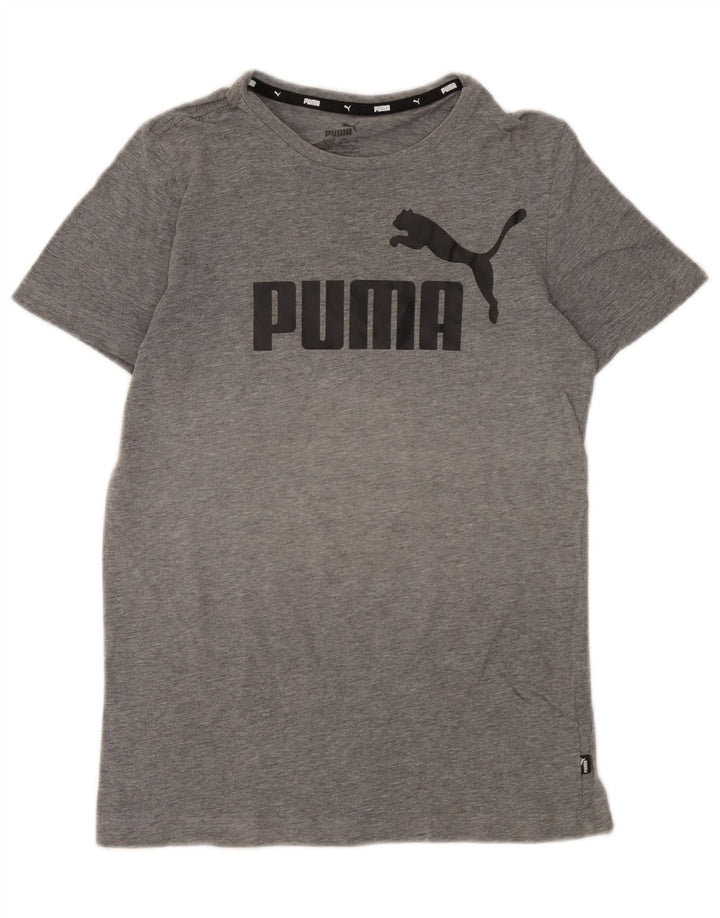 Puma drenge grafisk t-shirt top 13-14 år grå