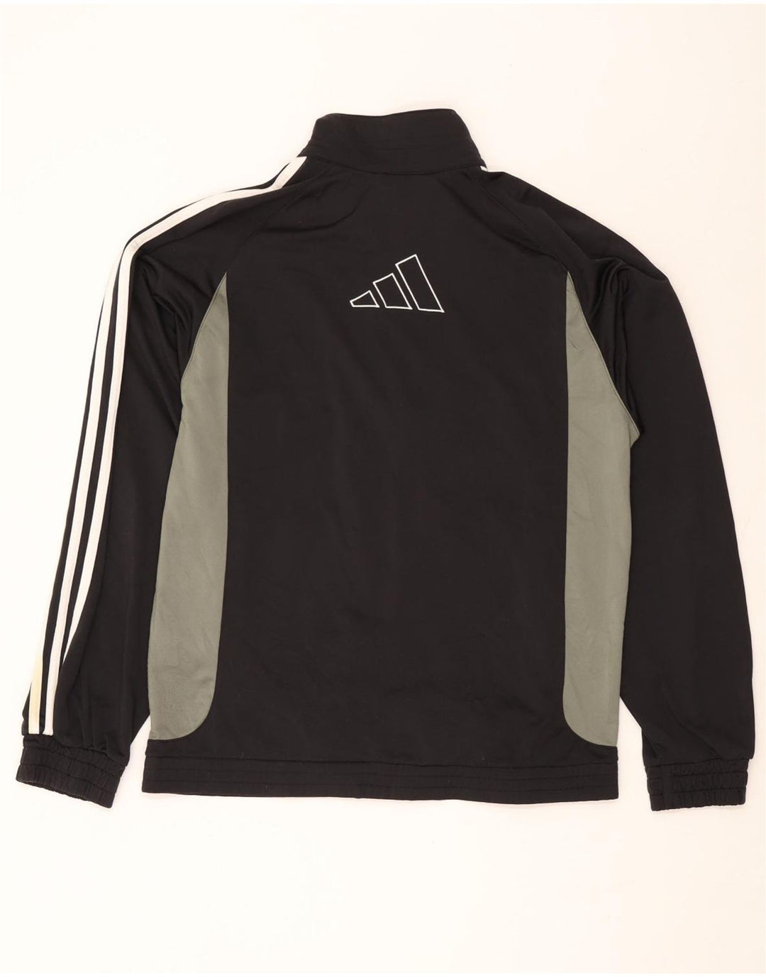 ADIDAS Grafisk træningsdragt topjakke til mænd UK 40/42 Medium Black Colourblock