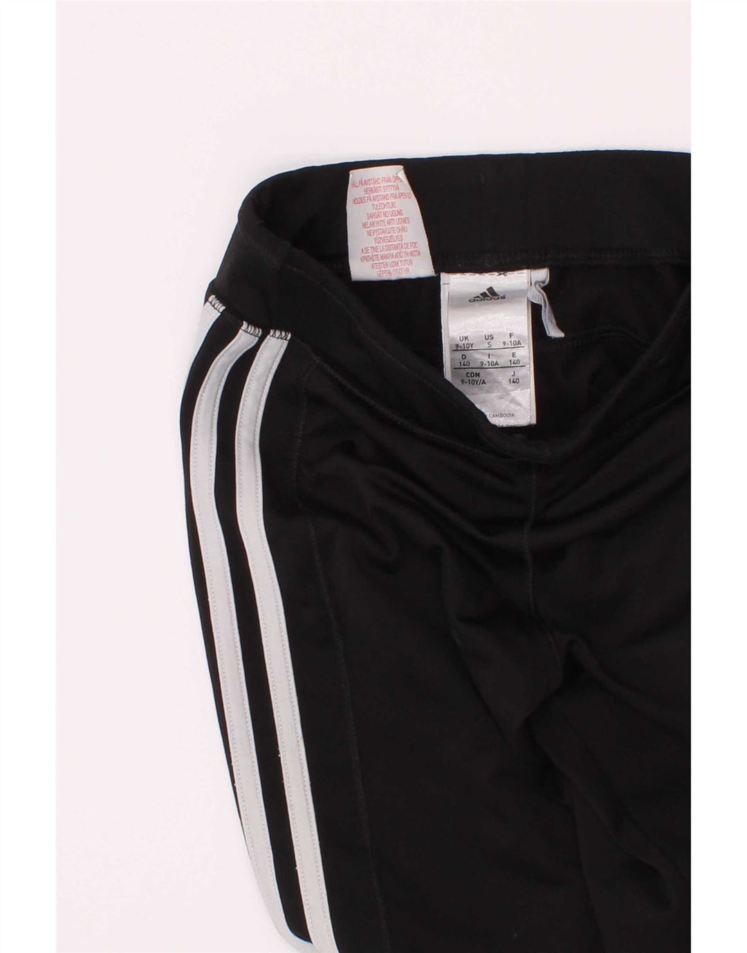 ADIDAS Pige Leggings 9-10 År Sort Polyester