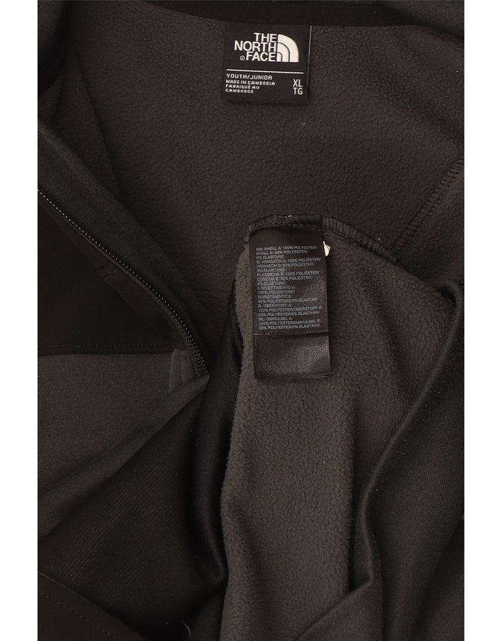 The North Face Girls Zip Hoodie Sweater 14-15 år XL Grå Polyester