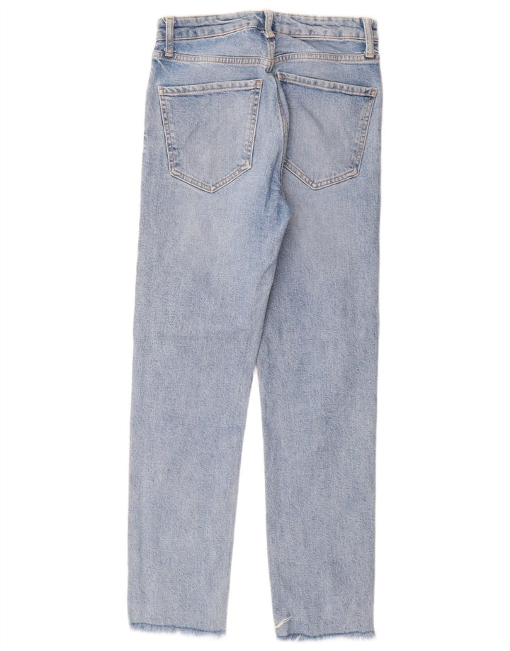 Zara Dame Slim Jeans EU 34 2XS W24 L26 Blå