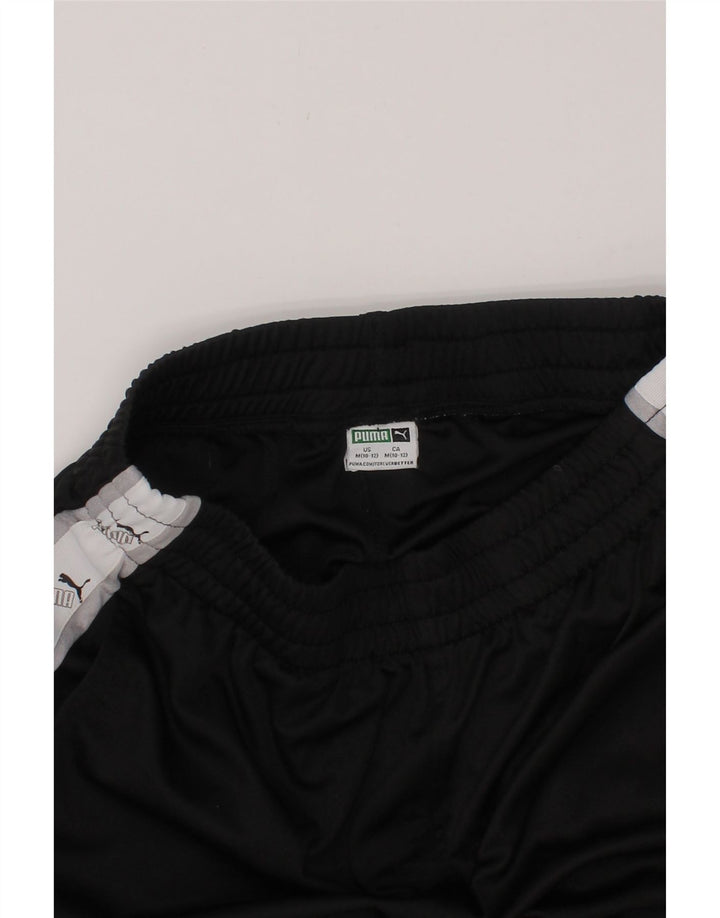 PUMA Boys Graphic Sport Shorts 10-11 Years Medium  Black Colourblock Vintage Puma and Second-Hand Puma from Messina Hembry 
