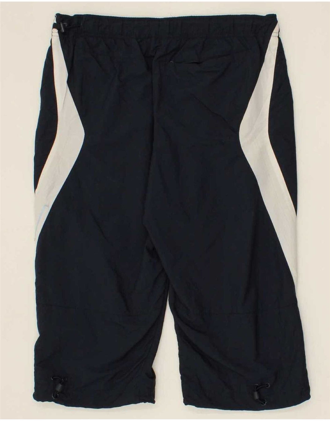 NIKE Womens Sport Shorts UK 8/10 Small Navy Blue Polyester Vintage Nike and Second-Hand Nike from Messina Hembry 