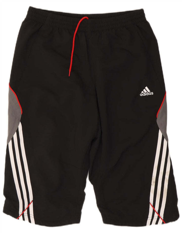 ADIDAS Herre Climalite Bermuda Sportshorts Medium Sort Colourblock