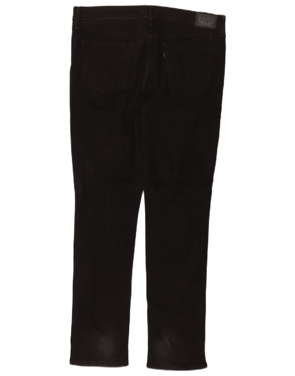 Levi's Womens 312 Shaping Slim Jeans W32 L30 Sort bomuld