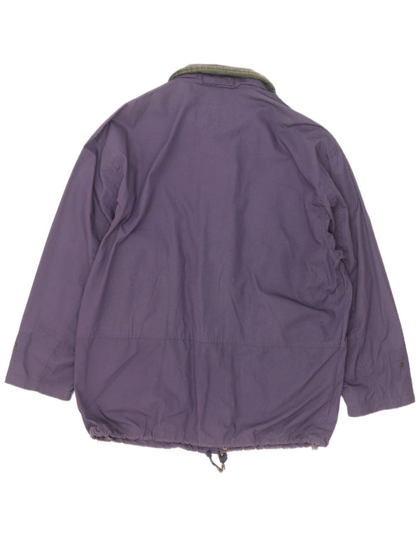 Diadora Herre Windbreaker Jacket UK 40 Large Navy Blue Polyester