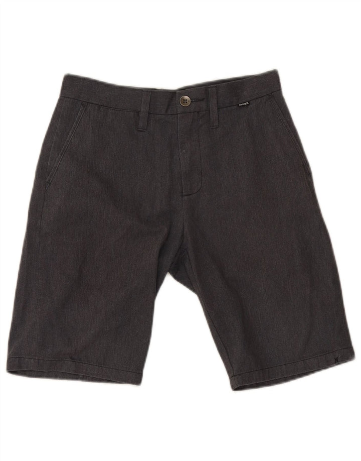 Hurley Herre Chino Shorts W26 XS Grå Bomuld
