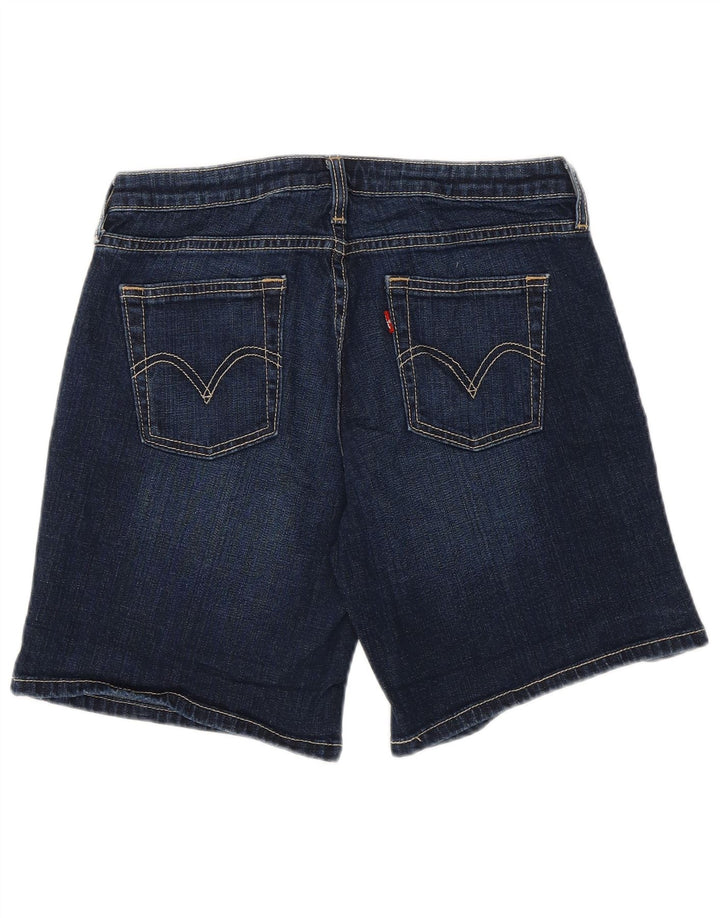 Levi's Womens 545 denimshorts US 4 Small W28 Marineblå Bomuld