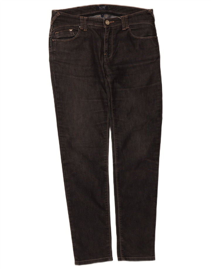 Armani Dame Slim Jeans W29 L28 Sort