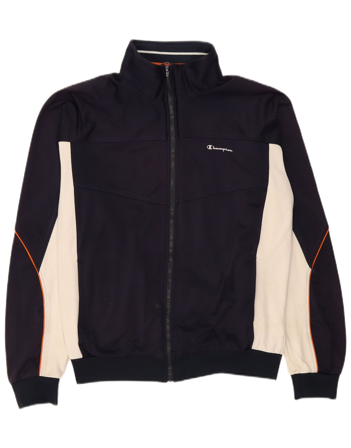 Champion Træningsdragt til mænd Topjakke XL Marineblå Colourblock Polyester