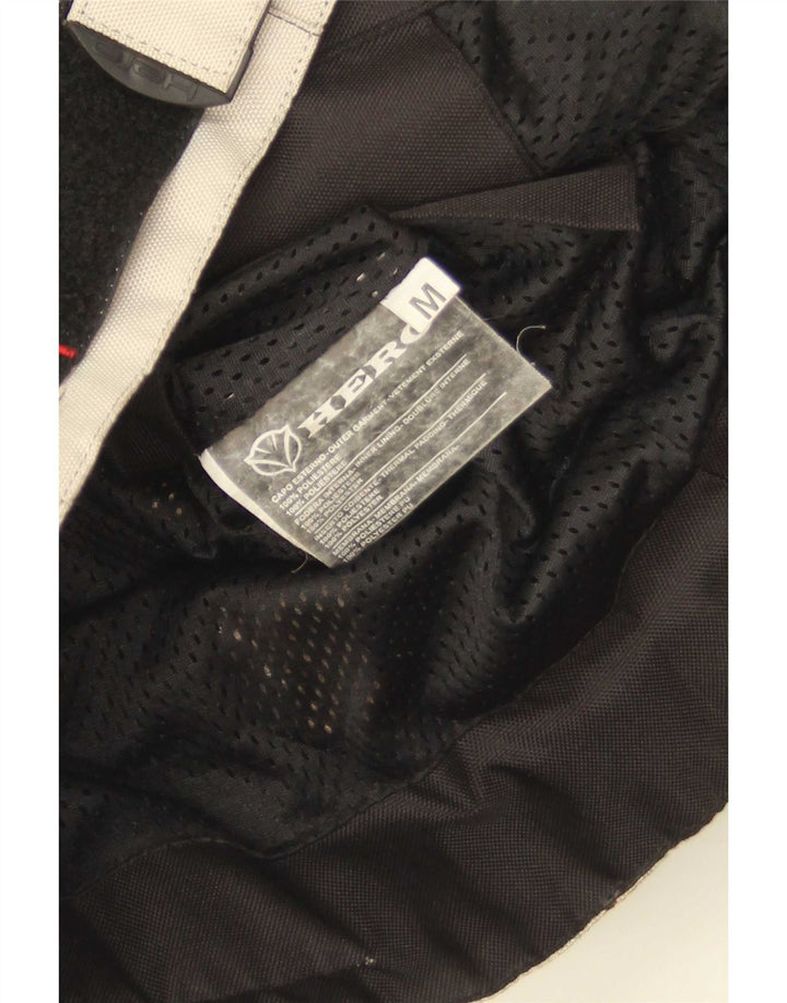 Aprilia Herre Graphic Racer Jacket UK 38 Medium Sort Colourblock Polyester