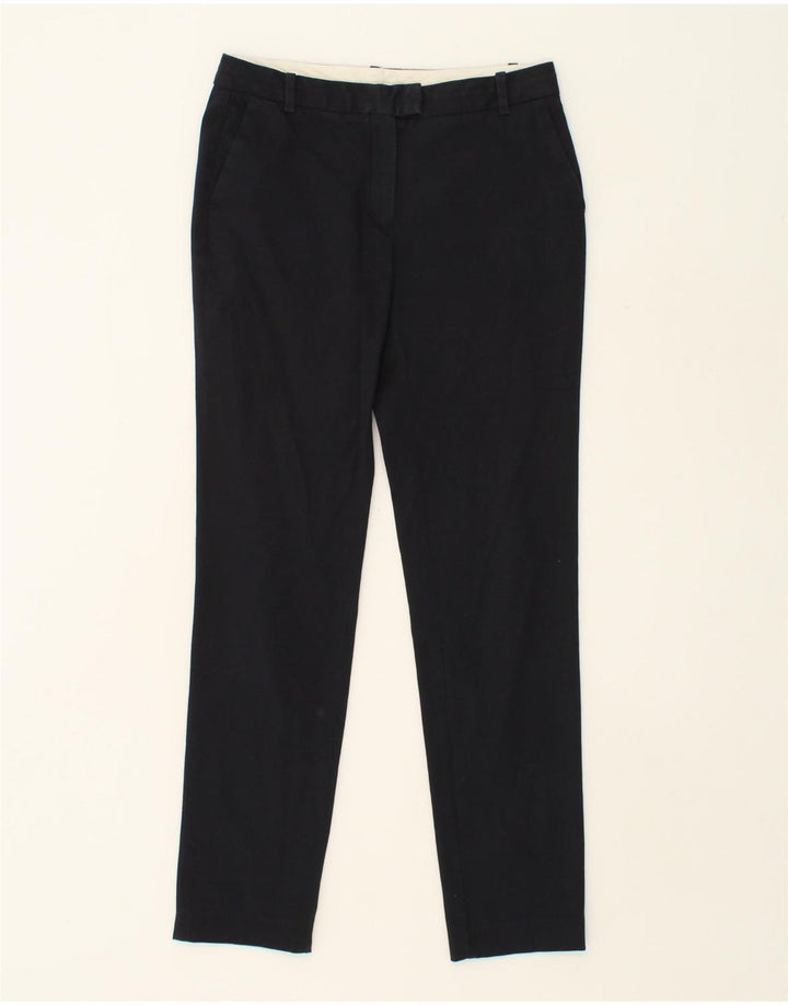 MASSIMO DUTTI Womens Slim Chino Trousers EU 38 Small W28 L30 Navy Blue Vintage Massimo Dutti and Second-Hand Massimo Dutti from Messina Hembry 