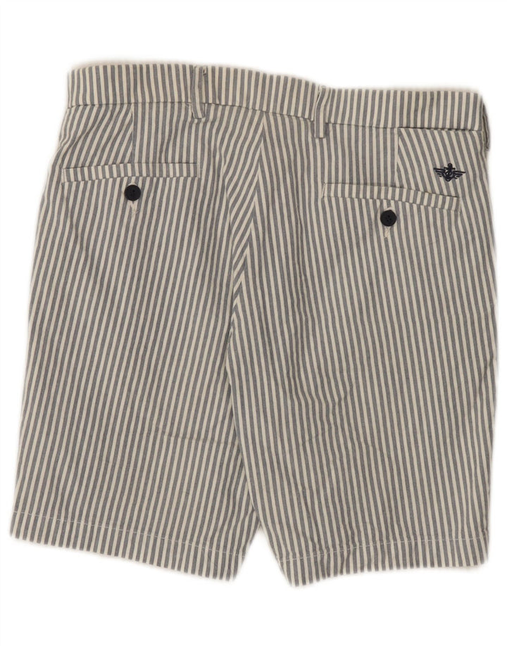 Dockers Chino Shorts til mænd W32, store gråstribede bomuld