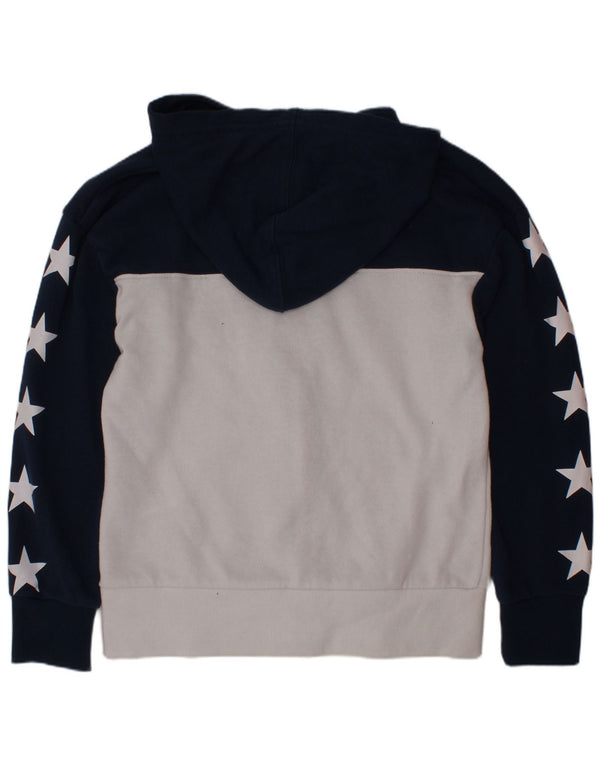 CONVERSE hættetrøje med lynlås til drenge 8-9 år Small Navy Blue Colourblock