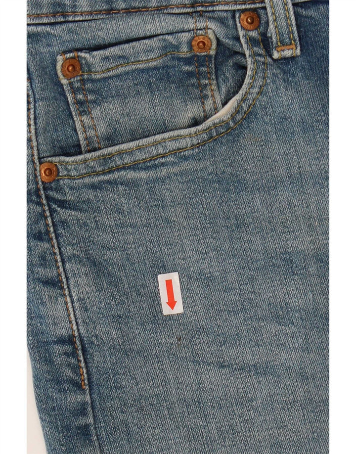 Levi's Womens 512 Slim Tapered Jeans W30 L31 Blå Bomuld