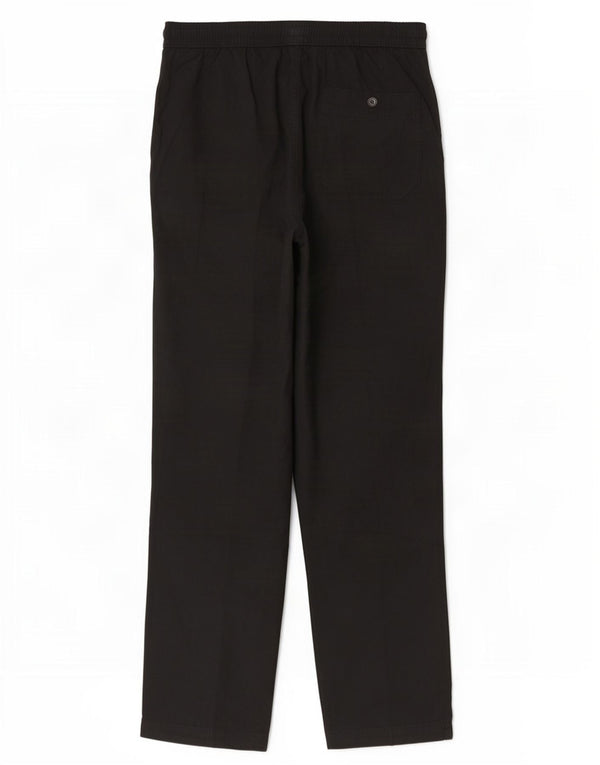 Marks & Spencer Herre Lige Regular Fit Casual Bukser W33 L31 Sort
