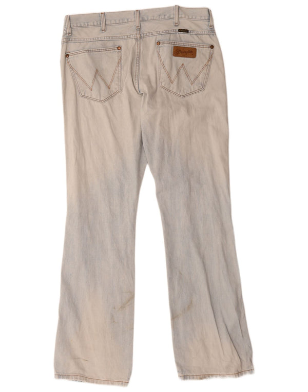Wrangler Herre Dayton Bootcut Jeans W36 L34 Blå Bomuld