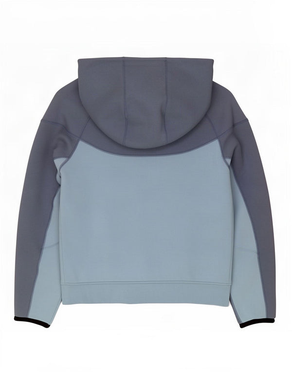 Nike hættetrøje med lynlås til drenge 12-13 år Large Grå Colourblock Bomuld
