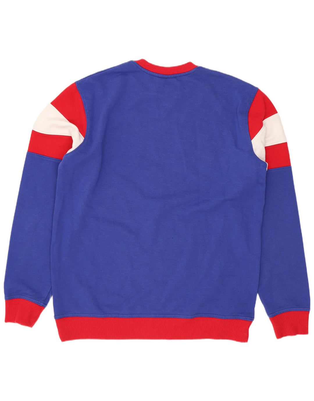 Champion Herre Kansas Graphic Sweatshirt Jumper Large Blue Colourblock