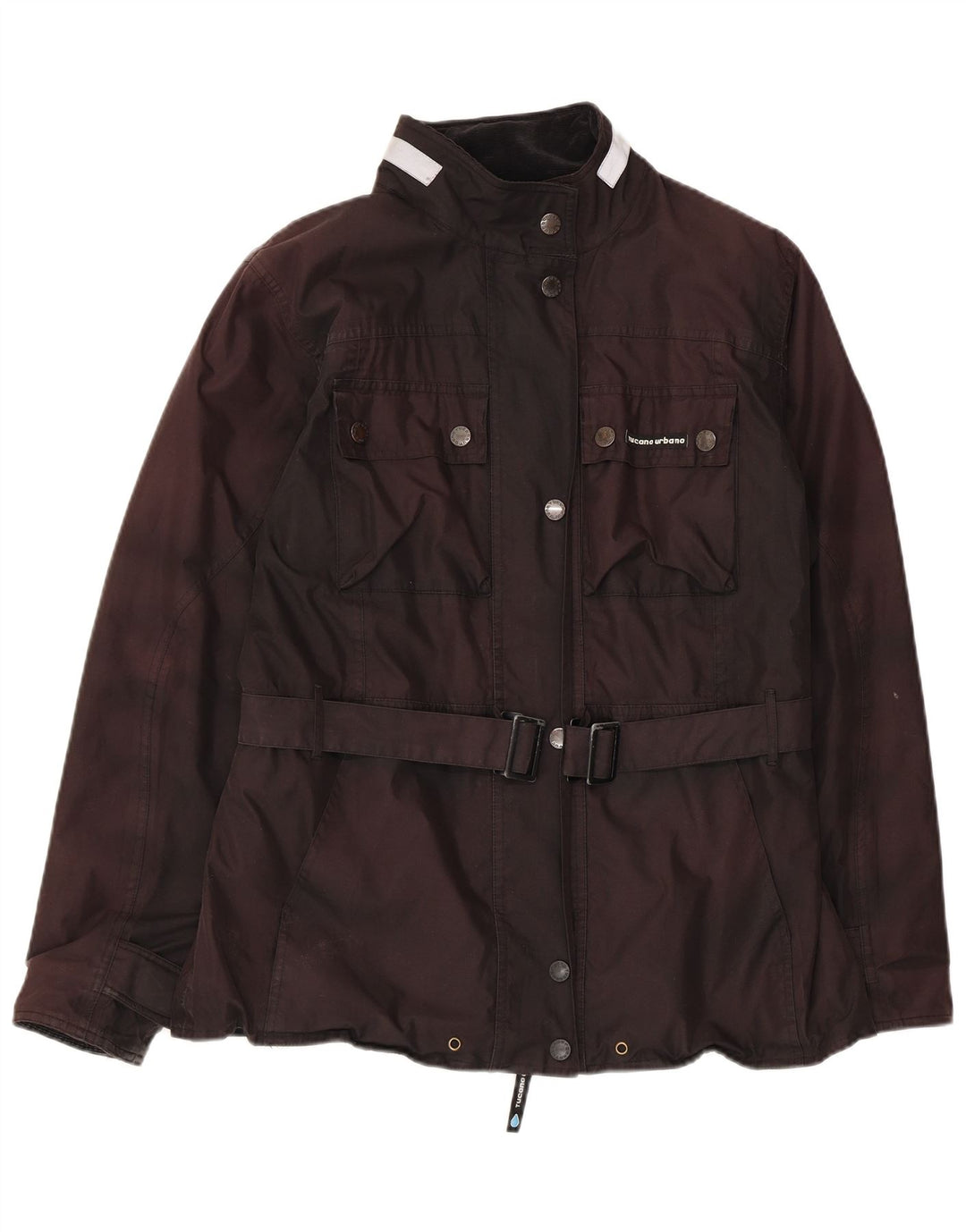 Tucano Urbano Womens Utility Jacket IT 44 Medium Black Polyester