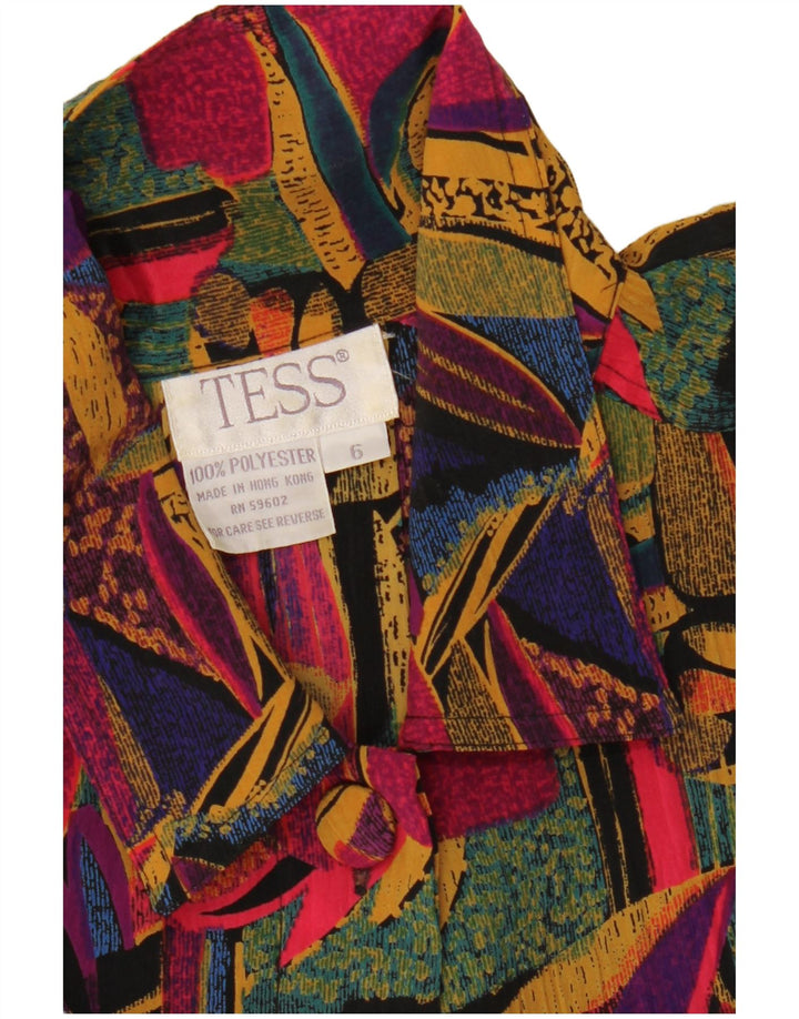 TESS Dame Oversized skjortebluse US 6 Medium Multicolored Floral
