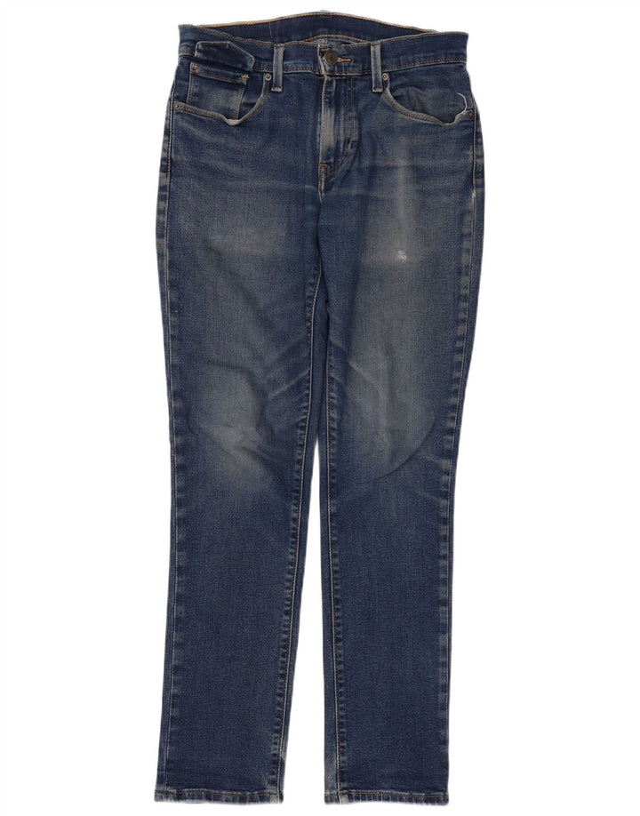 LEVI'S Herre 511 Slim Jeans W30 L32 Blå Bomuld