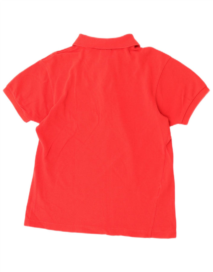 Lacoste Dame Polo Shirt Størrelse 38 Medium Rød Bomuld