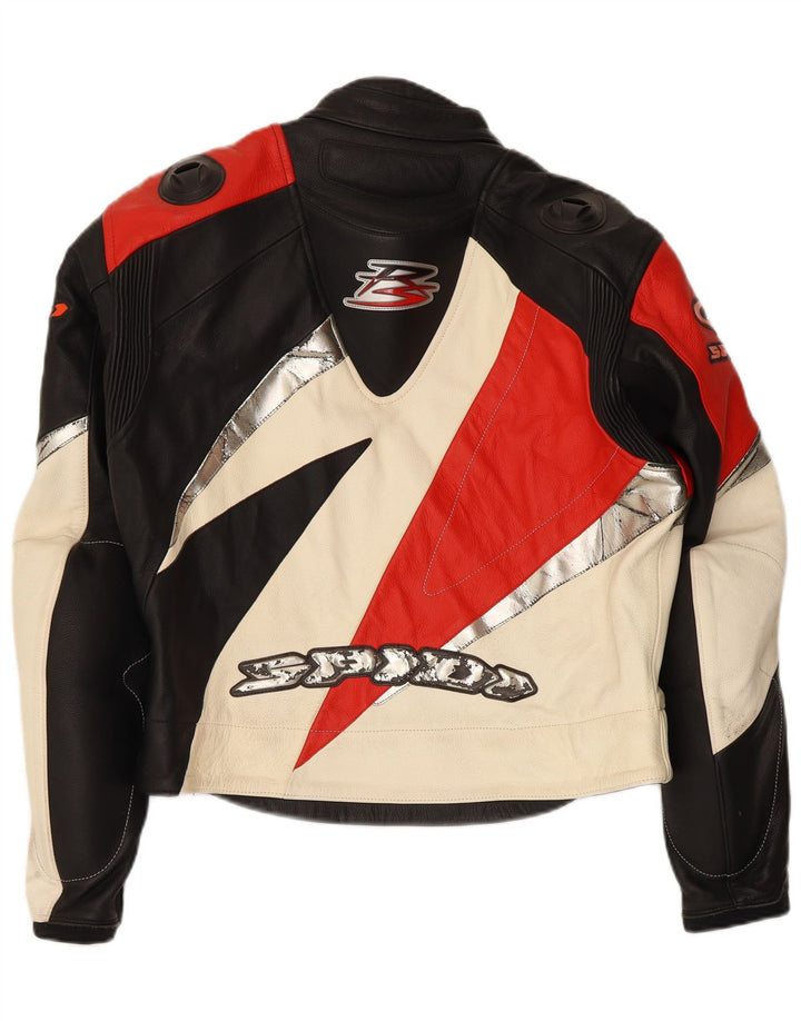 Spidi Herre Grafisk Moto Racer Jakke IT 54 2XL Flerfarvet Colourblock