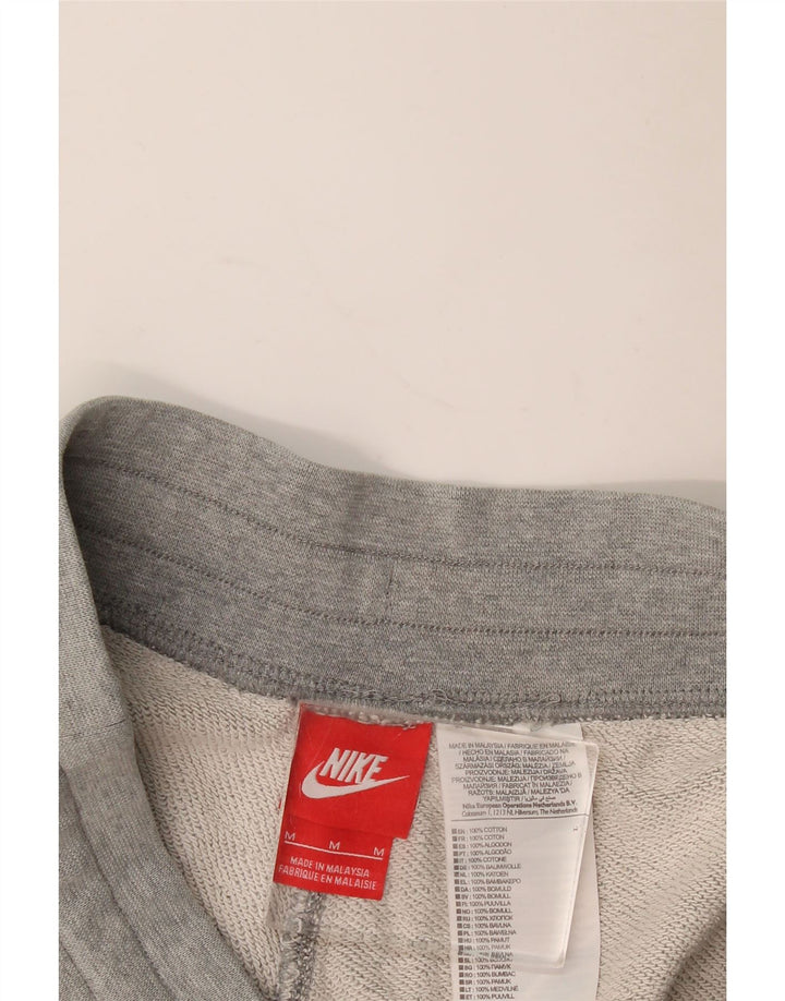 Nike Herre grafiske sportsshorts mellemgrå bomuld