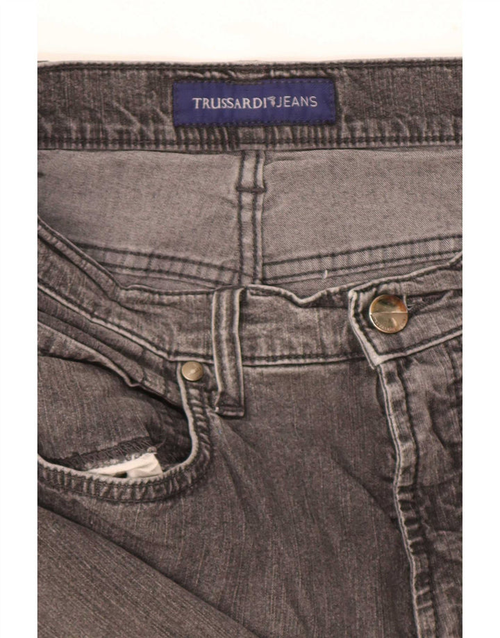Trussardi Herre Slim Jeans W32 L30 Grå Bomuld