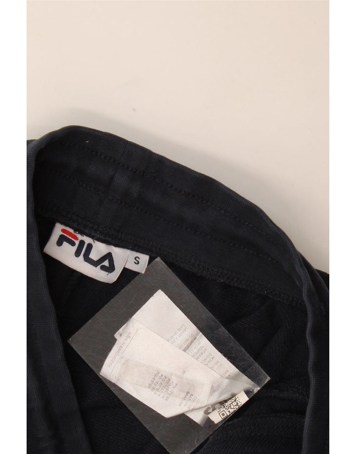 FILA Træningsdragt til kvinder Joggers UK 10 Small Navy Blue Cotton