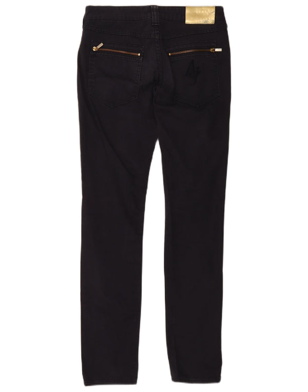 Armani Dame Slim Jeans W27 L30 Marineblå Bomuld