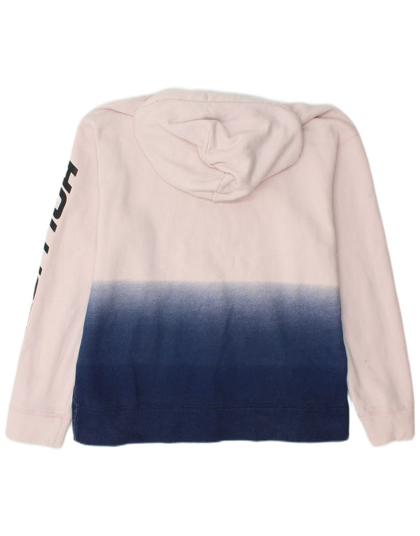 HOLLISTER Grafisk hættetrøje til mænd Large White Colourblock Bomuld