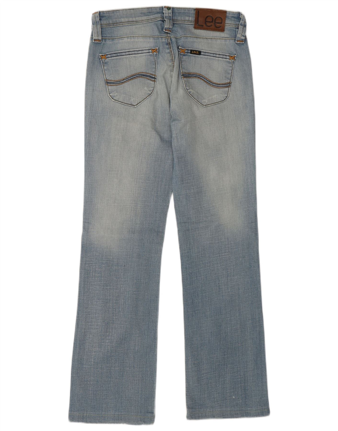 LEE Dame Jinx Straight Jeans W27 L30 Blå Bomuld