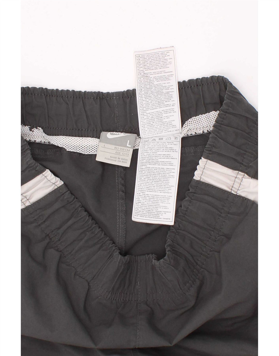 Nike drenge sportsshorts 12-13 år Large Grå Colourblock Polyester