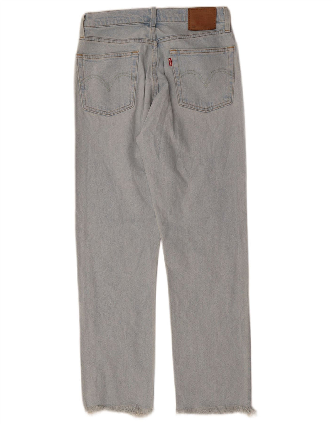 Levi's Dame 501 Straight Jeans W27 L28 Blå Bomuld