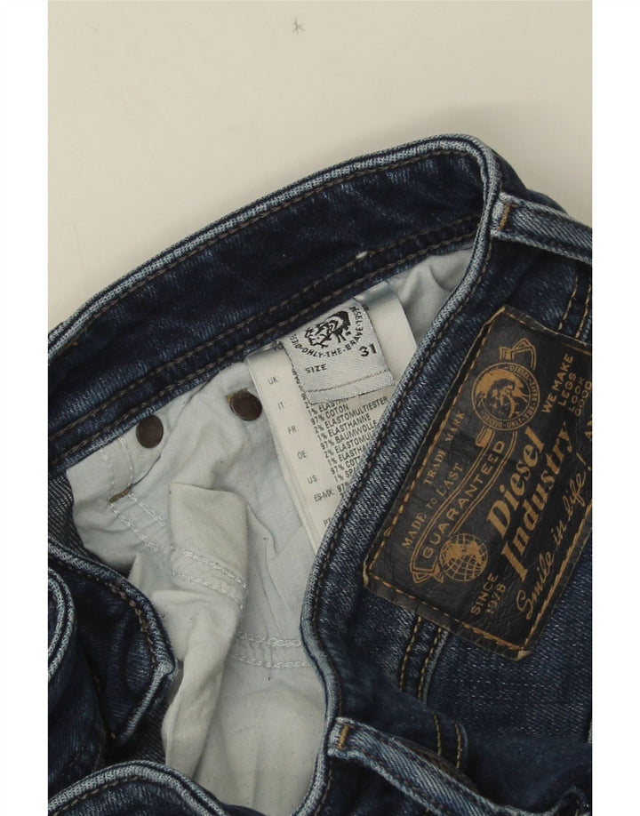 DIESEL Herre Thavar Slim Jeans W31 L29 Blå Bomuld