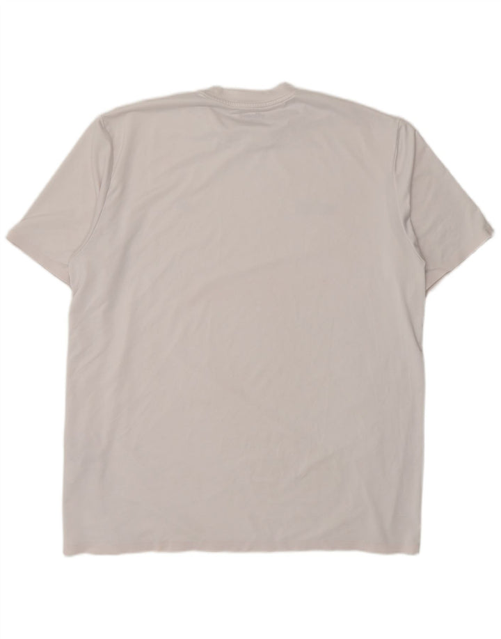 Ellesse Herre T-Shirt Top Stor Hvid Polyester