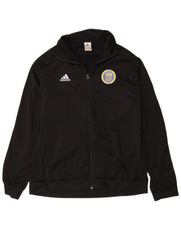 Adidas Grafisk træningsdragt topjakke til mænd 2XL sort polyester