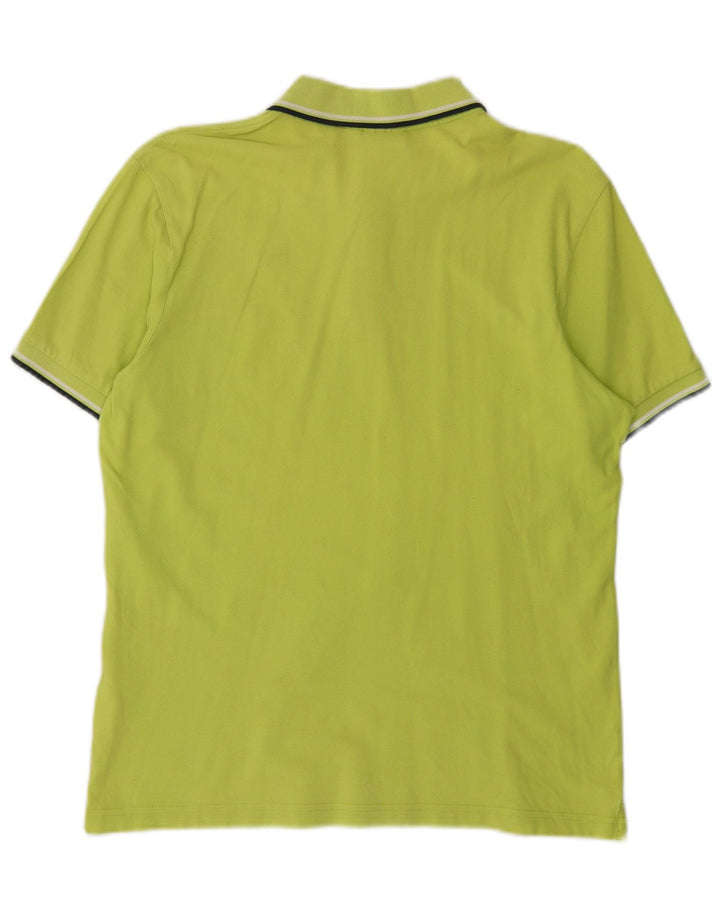DIADORA Poloskjorte til mænd Stor grøn bomuld