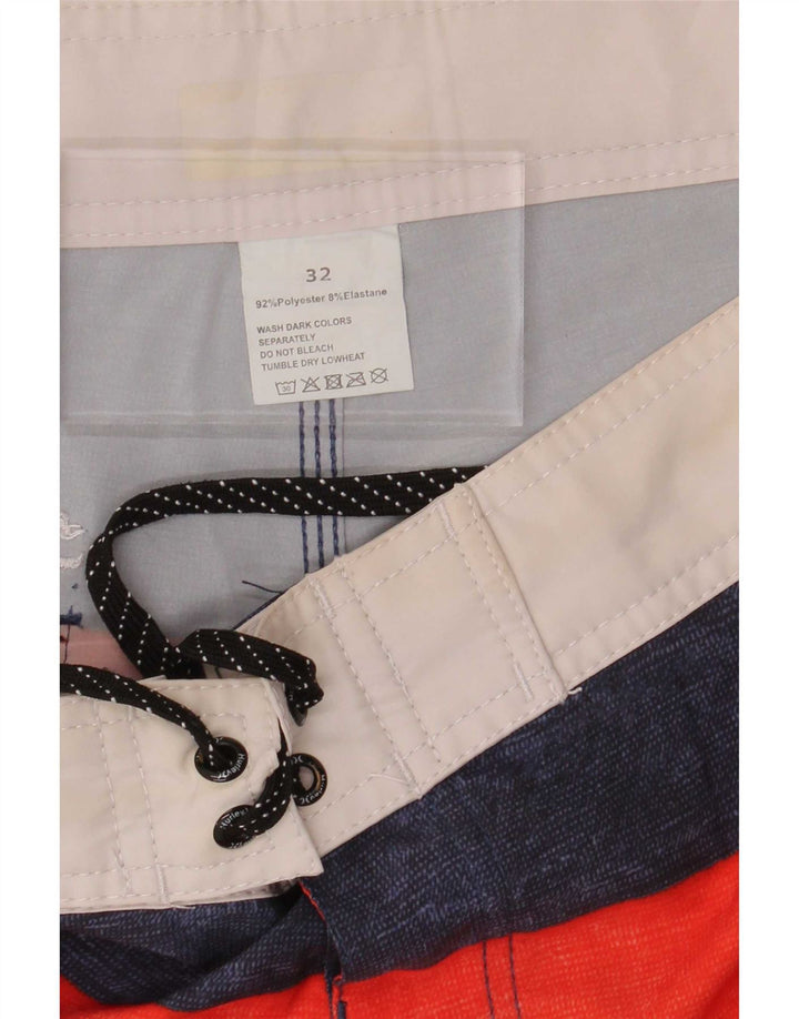 Hurley Badeshorts til mænd Medium W32 Grå Colourblock Polyester