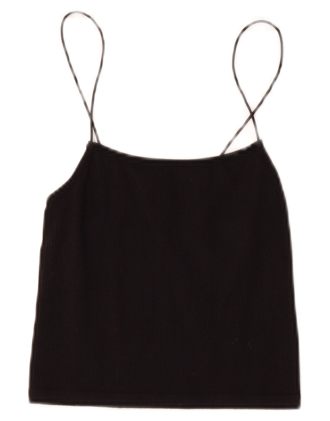 Zara Womens Crop Top UK 6 XS Sort