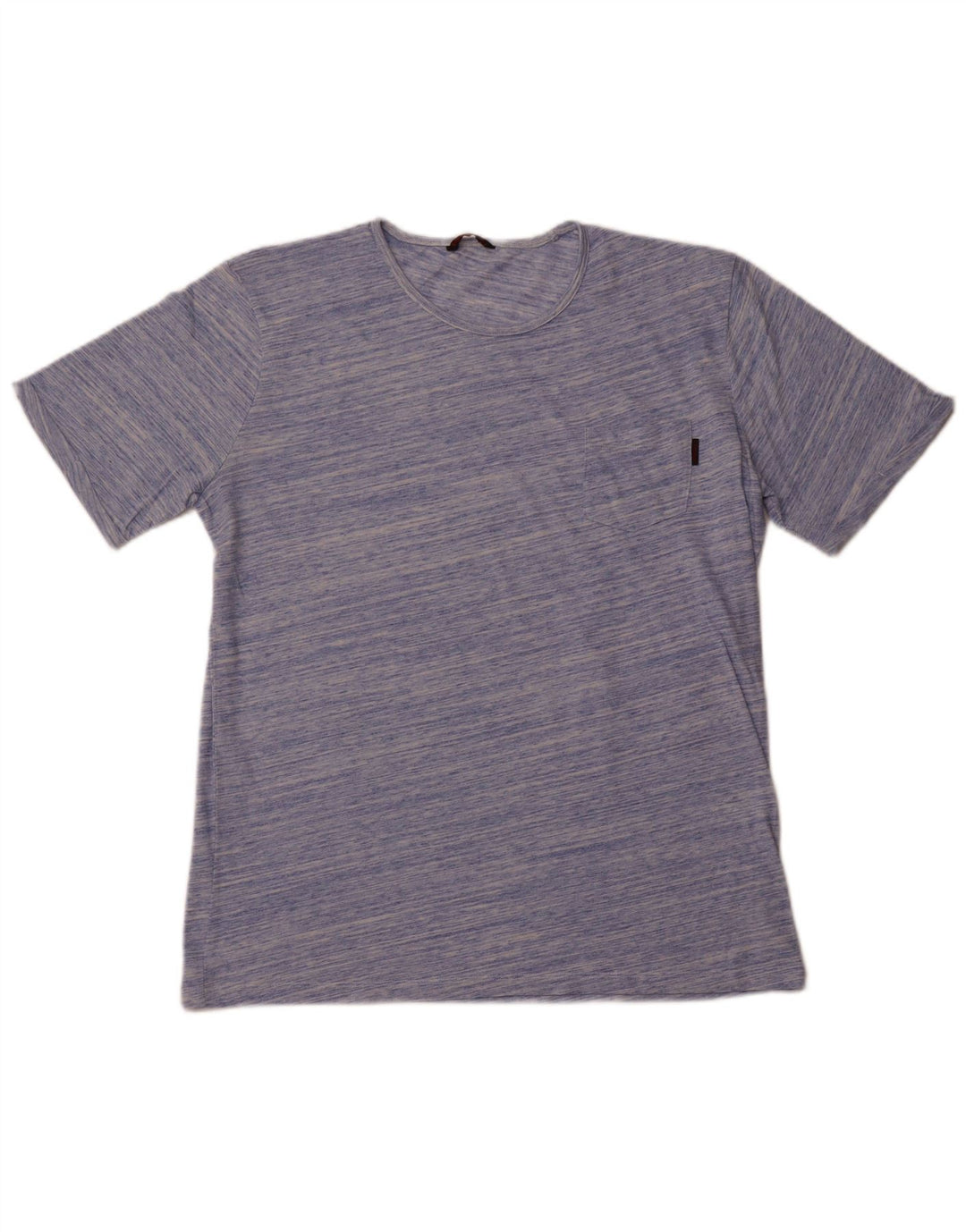 CARRERA Herre T-Shirt Top XL Blå Flecked Bomuld
