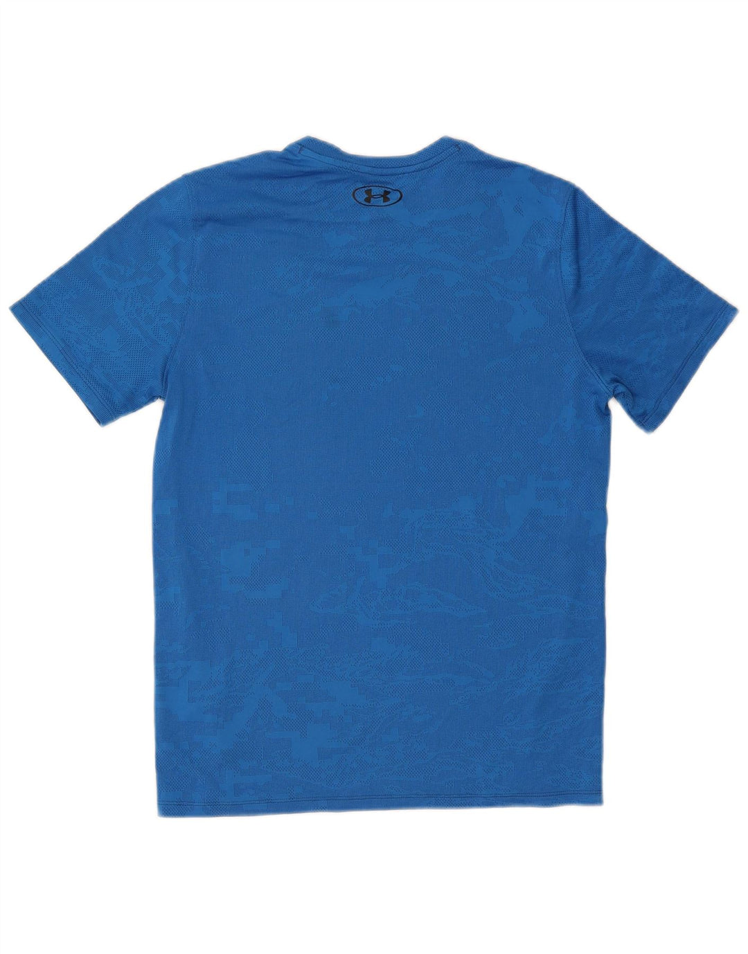 Under Armour Herre T-Shirt Top Lille Blå Camouflage Polyester