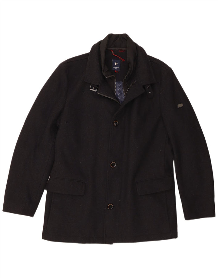 Pierre Cardin Herre Windbreaker Coat IT 50 Large Navy Blue Uld